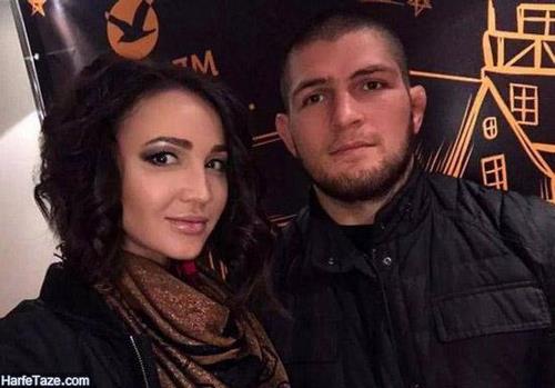 حبیب نورماگومدوف و همسرش