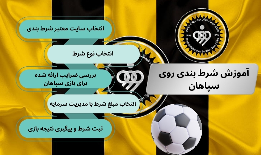 آموزش شرط بندی روی سپاهان برای افراد مبتدی