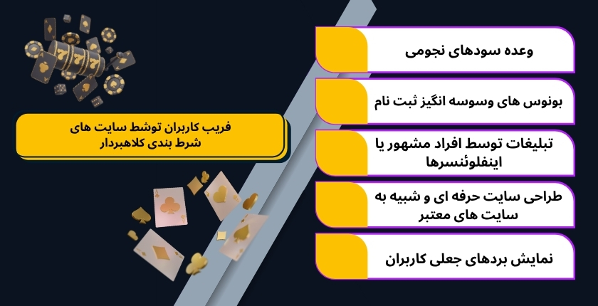 سایت های شرط بندی کلاهبردار چطور کاربران را فریب می دهند؟