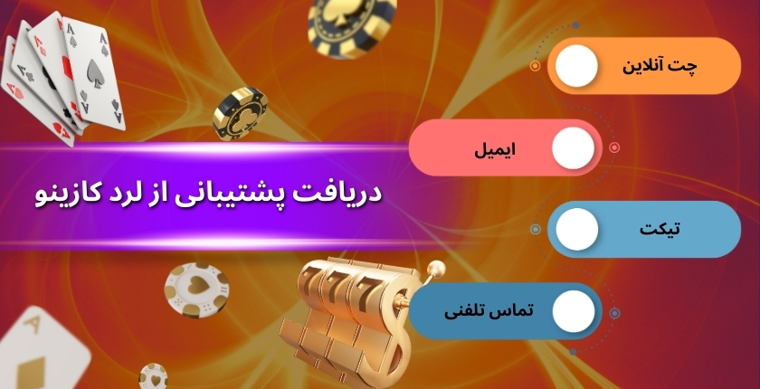 آشنایی با راه های دریافت پشتیبانی از lordcasino