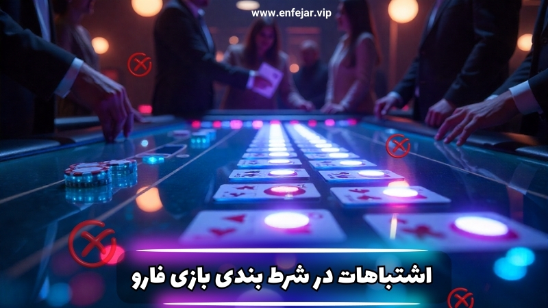 اشتباهات رایج در شرط بندی بازی فارو