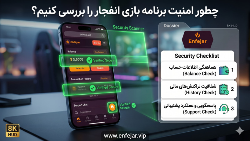 چطور امنیت برنامه بازی انفجار را بررسی کنیم؟